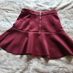 Maroon skirt